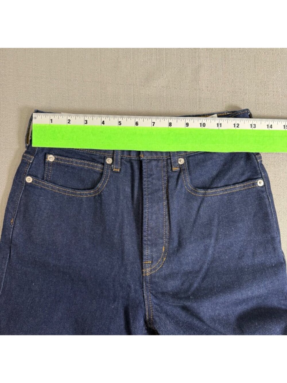 Everlane Womens High-Waisted Ankle Jeans Pure Blue Size 26 Organic Cotton Blend - Picture 6 of 15